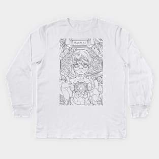 AKARI [Line] Kids Long Sleeve T-Shirt